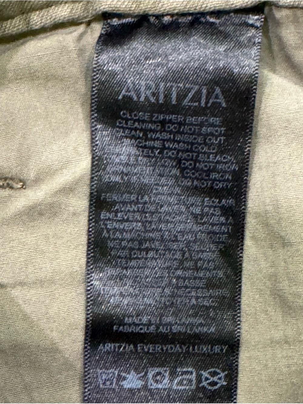TNA Women’s Supply Cargo Pants / Utility Joggers – Olive Green – Size 6 - Picture 8 of 10